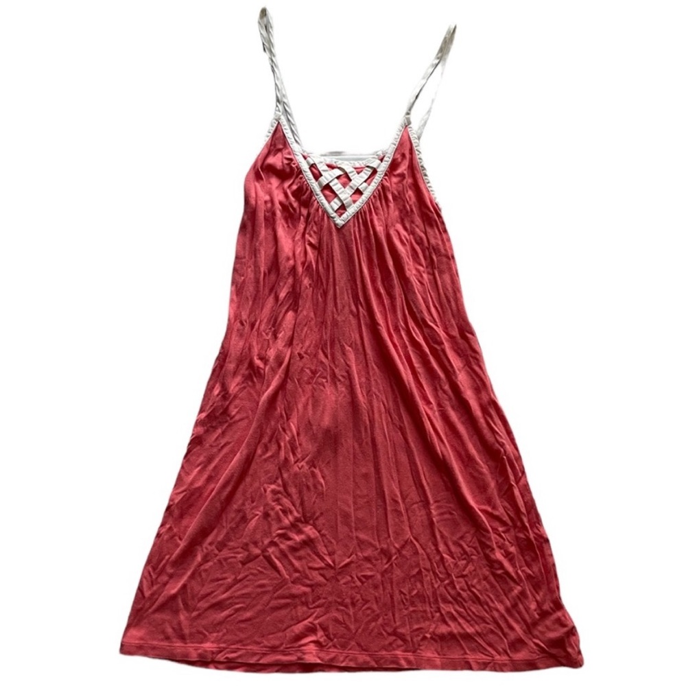 Juicy Couture Y2K Pink & White Modal Dress